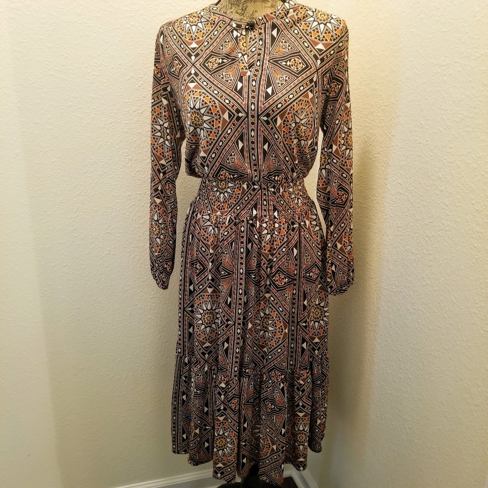 NIEVES LAVI 100% Silk Dress